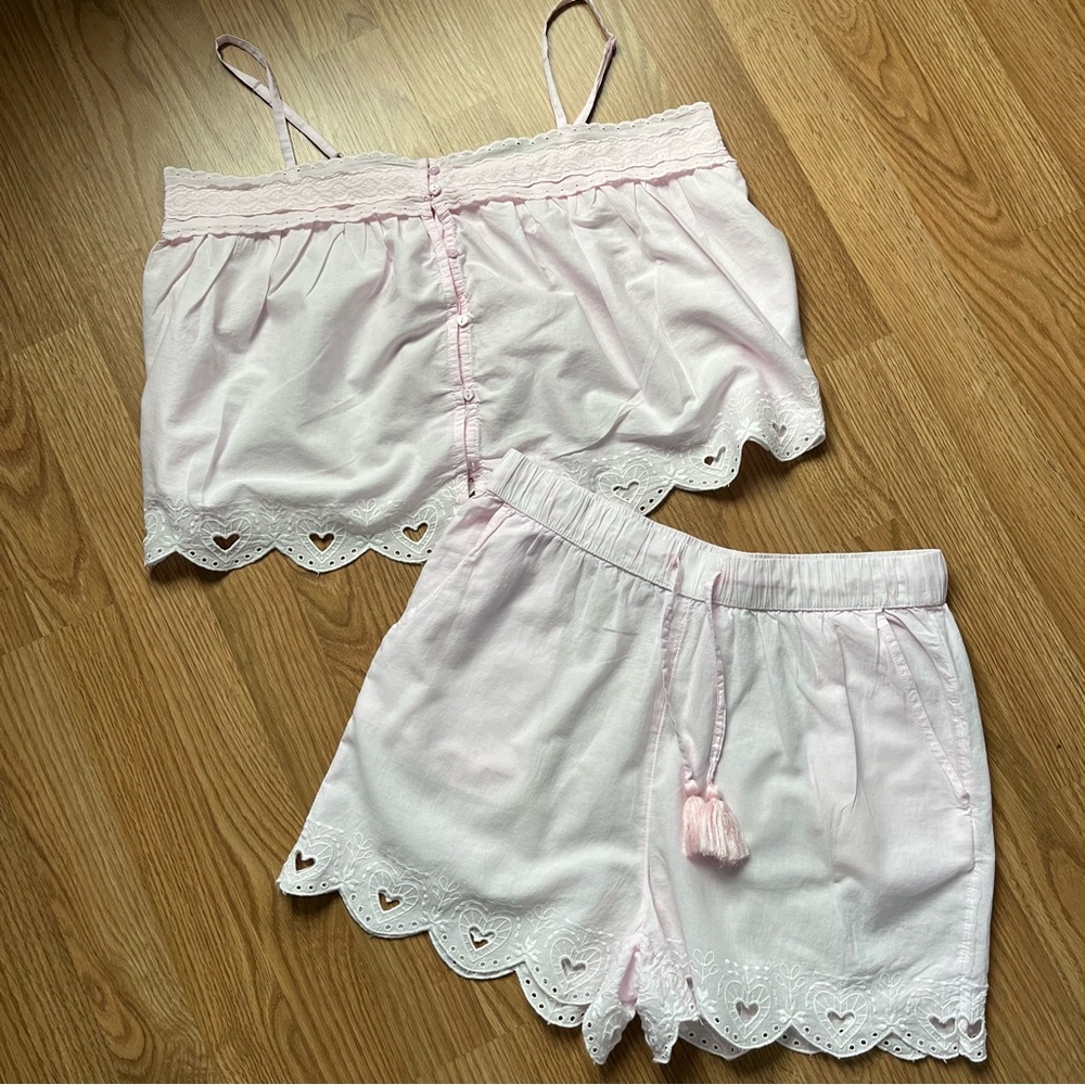Sabby Chic heart pajama set